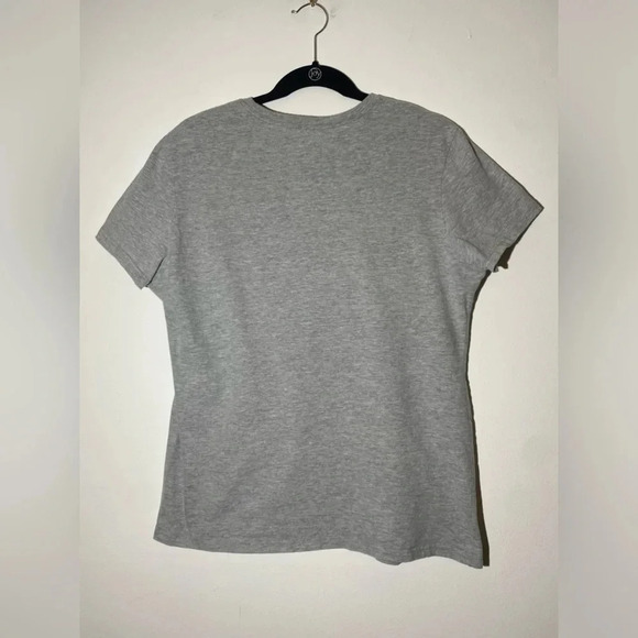 Adidas Gray Logo T-Shirt - Picture 2 of 2